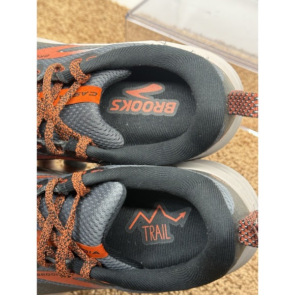 Brooks Cascadia 16 GTX GoreTex Gray Trail Running Shoes Sneakers Mens Size 8 D - Picture 11 of 12